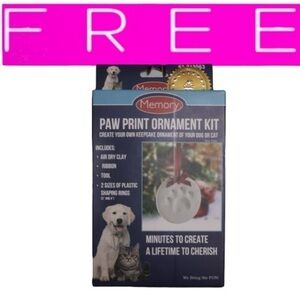 FREE 🅽🅴🆆 Paw print ornament kit for cats & dogs